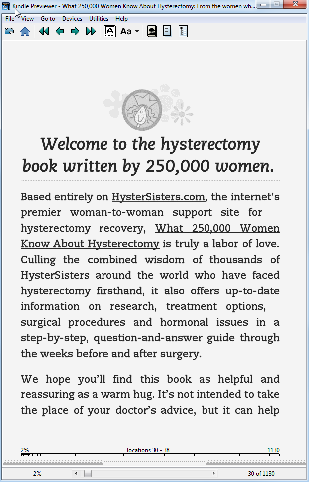 This second view is the same book on an eInk device, to show that the same formatting works across the Kindleverse of devices.&nbsp;