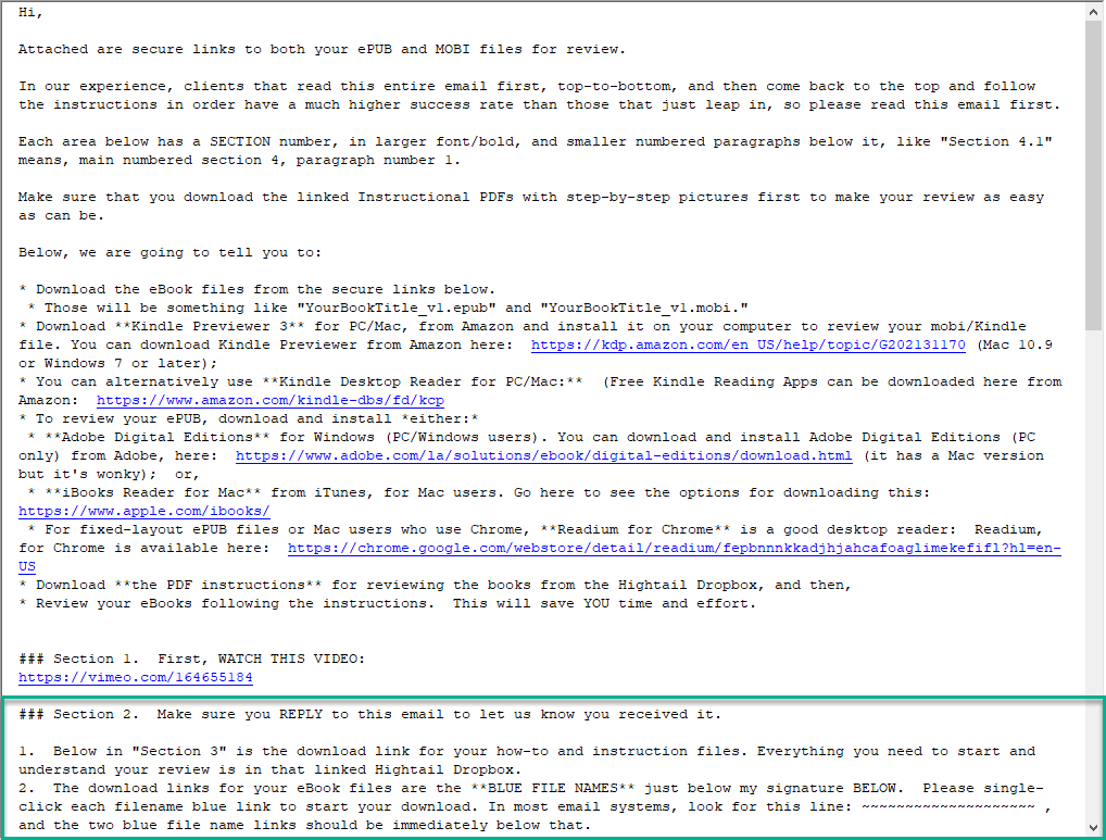 This small box tells you that there are more downloads, and where to find your eBook links, in the email.&nbsp;