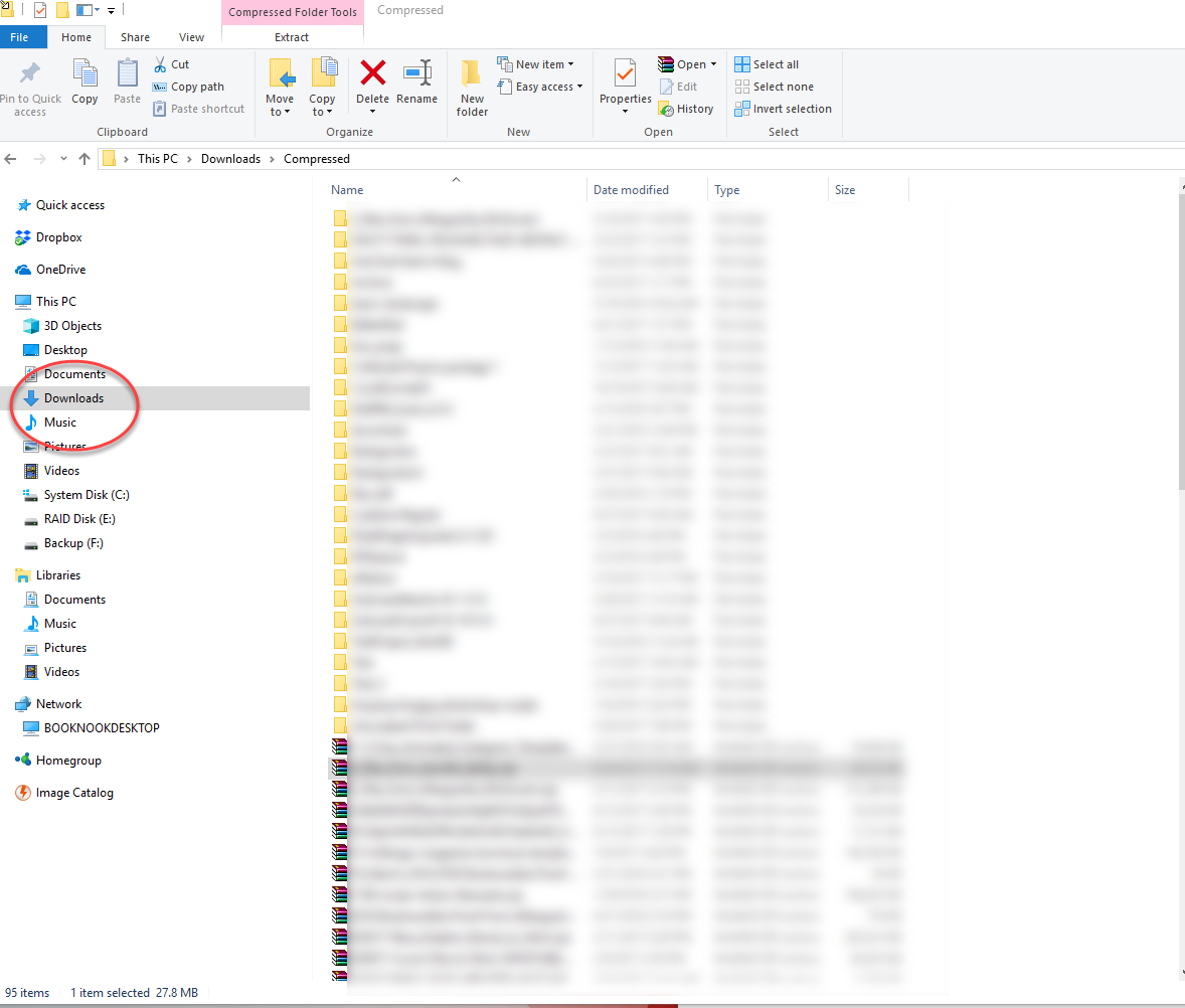 On a Windows PC, you can find the Downloads folder either in the Favorites panel, like this, or, just open your Documents folder and scroll down to "D" to find the Downloads folder. Open the Downloads folder, and voila!, there will be your downloaded files. On a Windows PC, you can find the Downloads folder either in the Favorites panel, like this, or, just open your Documents folder and scroll down to "D" to find the Downloads folder. Open the Downloads folder, and voila!, there will be your downloaded files.