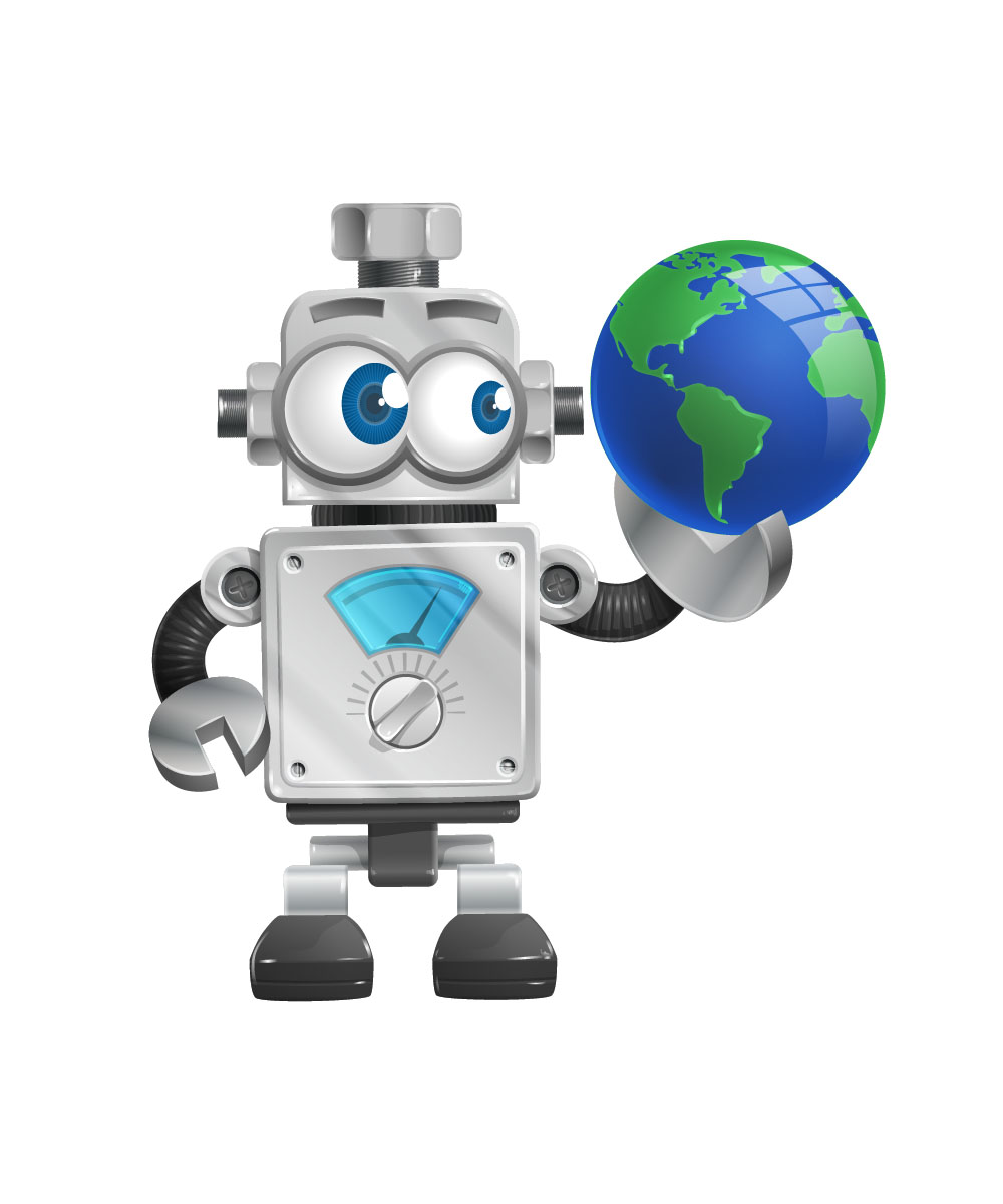 Vintage Bot wants to know--do I look like a GPS to you?