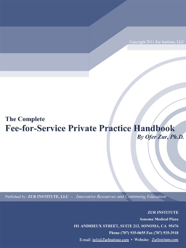 Cover of The Complete Fee-For-Service Private Practice Handbook