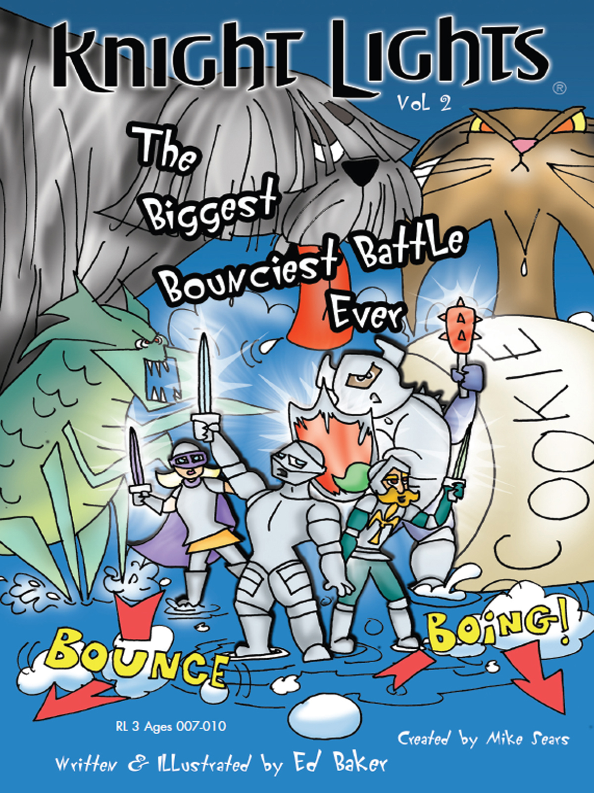 Cover of Knight Lights Vol 2: The Biggest Bounciest Battle Ever
