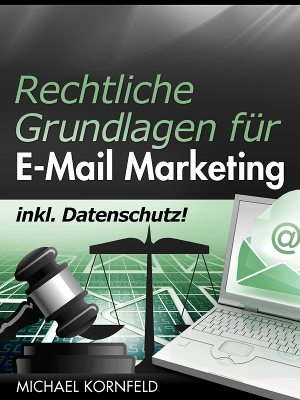 Cover of Rechtliche Grundlagen fur Email Marketing